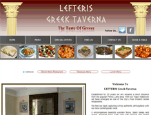 Tablet Screenshot of lefteris-greektaverna.com